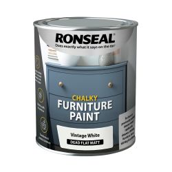 Ronseal Chalky Paint Vintage White 750ml