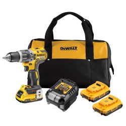 DEWALT 18V XR Li-Ion Brushless Hammer Drill Driver Kit