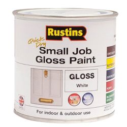 Rustins Small Job White Gloss Q/D 500Ml