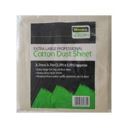 Woodie's 12x12 Professional Cotton Dust Sheet