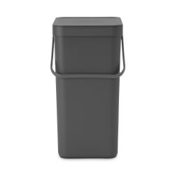 Brabantia Sort & Go Recycle Bin, 16 litre, Grey