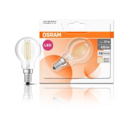 Osram 4w E14 LED Golf ball Filament Bulb