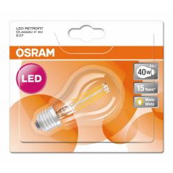 Osram 4w E27 LED Golf Ball Filament Bulb