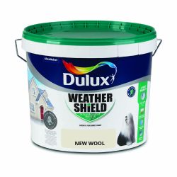 Dulux Weathershield Smooth Masonry New Wool 10L