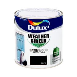 Weathershield Exterior Satinwood Black 2.5L