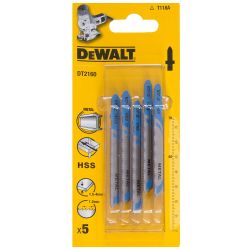 DeWALT 4mm HSS Metal Jigsaw Blade - Pack of 5