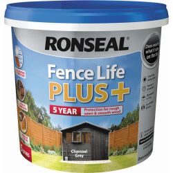 Ronseal Fence Life Plus Charcoal 5L