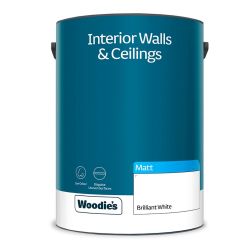Woodie's Vinyl Matt Pure Brilliant White 5Ltr