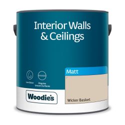 Woodie's Vinyl Matt Wicker Basket  2.5Ltr