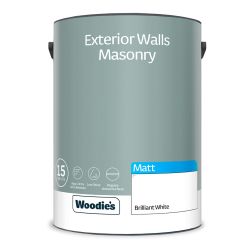 Woodie's Exterior Masonry Pure Brilliant White 5Ltr