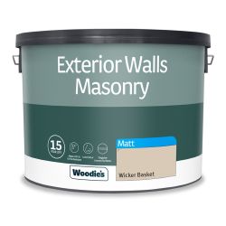 Woodie's Exterior Masonry Wicker Basket 10Ltr