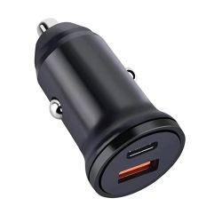 Aqua Double Usb Car Charger (Acj95210)