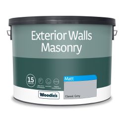 Woodie's Exterior Masonry Classic Grey  10Ltr