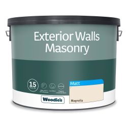 Woodie's Exterior Masonry Magnolia 15Ltr