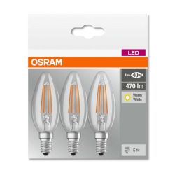 Osram Led 4W Warm White Spot 3Pack Bulb Non Dimmable