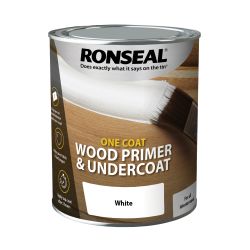 Ronseal One Coat Wood Primer & Undercoat 750Ml