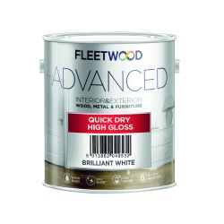 Fleetwood 2.5 Litre Advanced Quick Dry Gloss Brilliant White