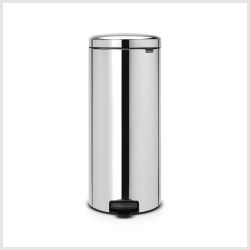 Brabantia Pedal Bin newIcon, 30 litre, Brilliant Steel