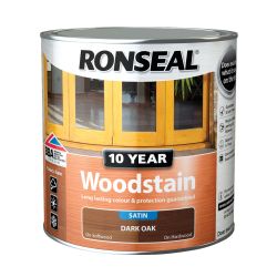 Ronseal 10 Year Woodstain Dark Oak 2.5L