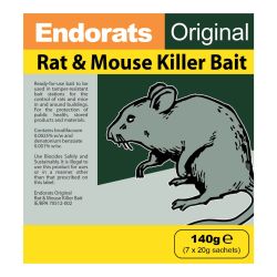 Endorats Original 140G Rat & Mouse Killer Bait