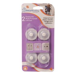 Dreambaby Mini Multi-Purpose Latches 2 Pack