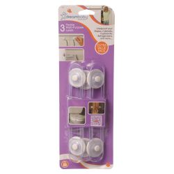 Dreambaby Multi-Purpose Latches Extra Value 3 Pack