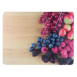 Glass Surface Saver Chopping Board - Berries
