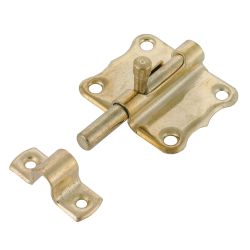 Barrel Bolt Amer 30 Mm Brass Plated Straight