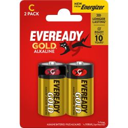 Eveready Alkaline Gold C 2 Pack