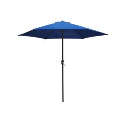 Aluminium & Steel Parasol Blue 2.7m