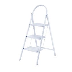 Werner 3 Tread Grey Stepstool