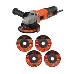 Black+Decker 710W 115mm Angle Grinder
