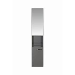 Nepo Tall Wall Cabinet Matt Grey