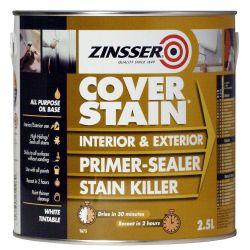 Zinsser Cover Stain Primer Sealer 2.5Ltr