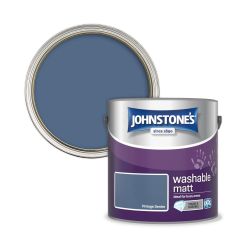 Johnstone's Washable Paint Vintage Denim 2.5 Litre