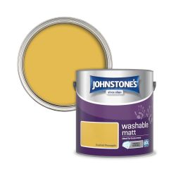 Johnstone's Washable Paint Crushed Pineapple 2.5 Litre