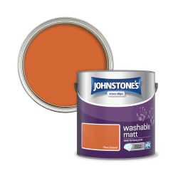 Johnstone's Washable Paint Fiery Sunset 2.5 Litre