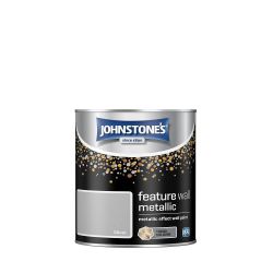 Johnstone's 1.25 Litre Feature Wall Metallic - Silver