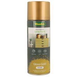 Woodies 400ml Gloss Gold Spray