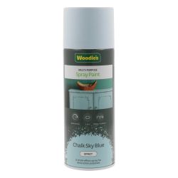 Woodies 400ml Chalk Effect Sky Blue Spray