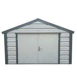 Adman Ministore Steel Garden Shed 10ft x 3ft 8"