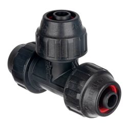 Pro Plumb 1/2" Poly Gripmac Equal Tee Connector