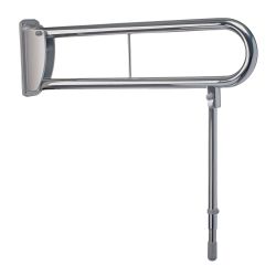 Pro Plumb Chrome Hinged Rail With Drop Down Leg