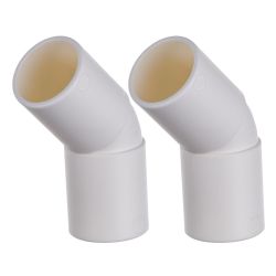 Pro Plumb Pk/2,Overflow 45ø Elbows
