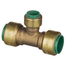 Pro Plumb 3/4" X 3/4" X 1/2" Pushtite Unequal Tee