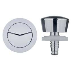 Pro Plumb Uni.Dual Flush Button Kit - Cable Operated