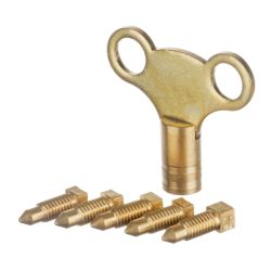Pro Plumb Pack/5 X Air Vent Pins & Vent Key