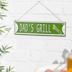 Dad's Grill Garden Sign