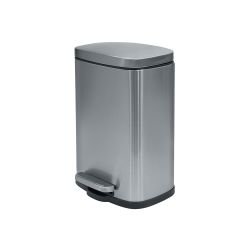 Akira Pedal Bin Brushed Steel 5L