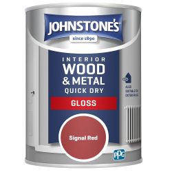 Johnstone's 0.75L Quick Dry Gloss Signal Red